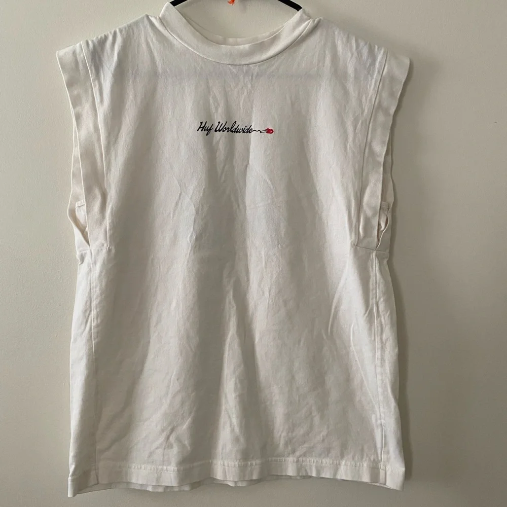 ⭐️HUF Delincuente Short Sleeve Muscle Tank Top - Picture 4 of 7